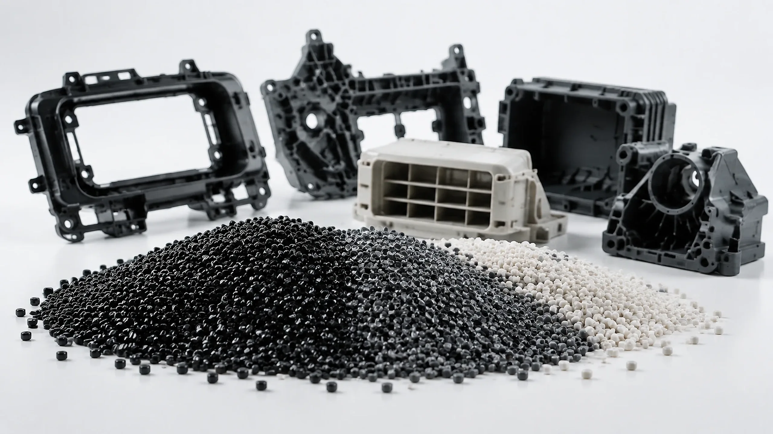 PC ABS engineering plastic pellets for injection molding applications