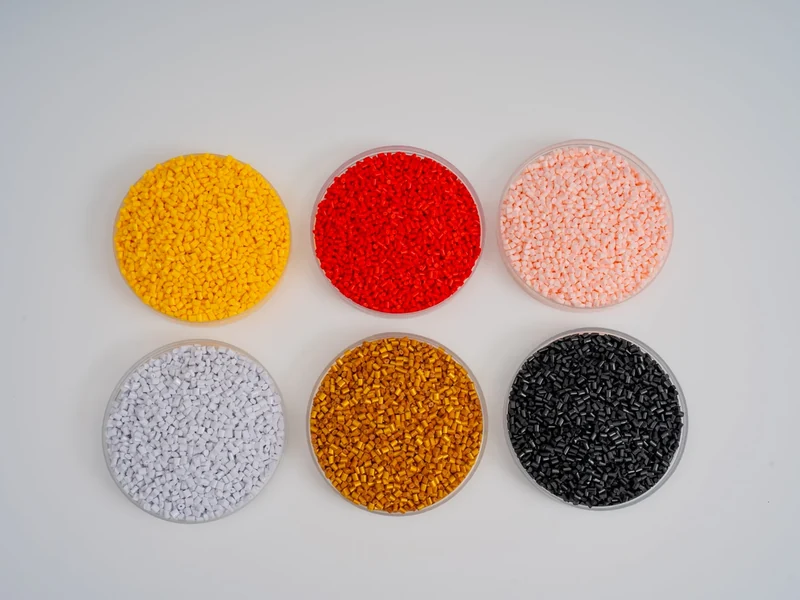 Custom color matching masterbatch samples for plastic products